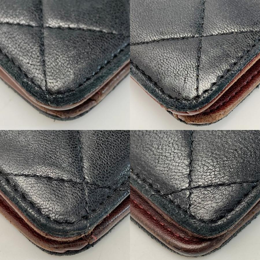 ☆☆CHANEL シャネル マトラッセ タイムレスクラシック SV金具 A31509 ブラック 2つ折り長財布 CHANEL（シャネル） マトラッセ タイムレスクラシック SV金具 A31509