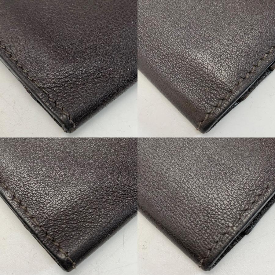 HERMES（エルメス） シチズン ツイルロング シルクイン ブラウン 財布 