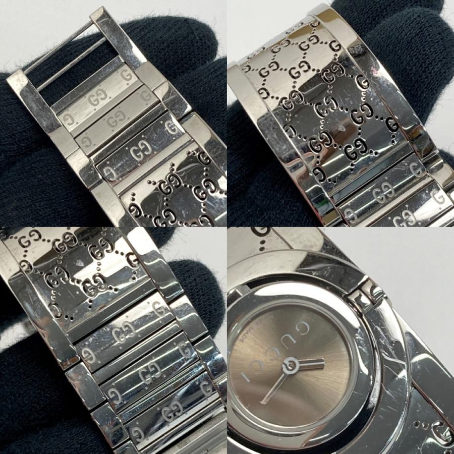 ☆☆GUCCI グッチ トワール バングルウォッチ YA112501 ブラウン クォーツ レディース 腕時計 箱・取説有 GUCCI（グッチ） トワール バングルウォッチ YA112501 ブラウン