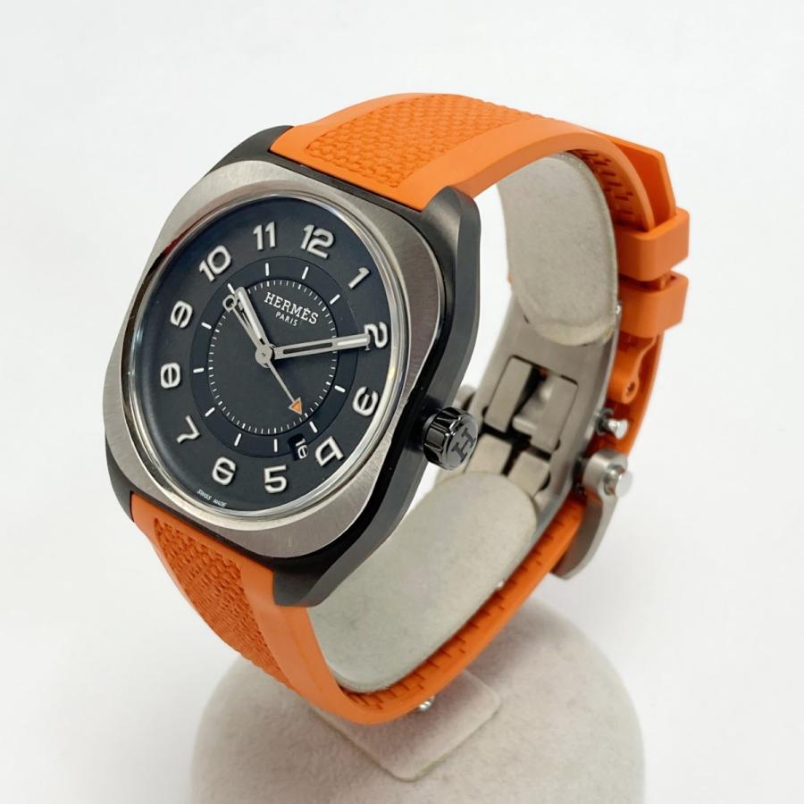 HERMES（エルメス） H08 デイト SP1.741 グレー チタン 自動巻き