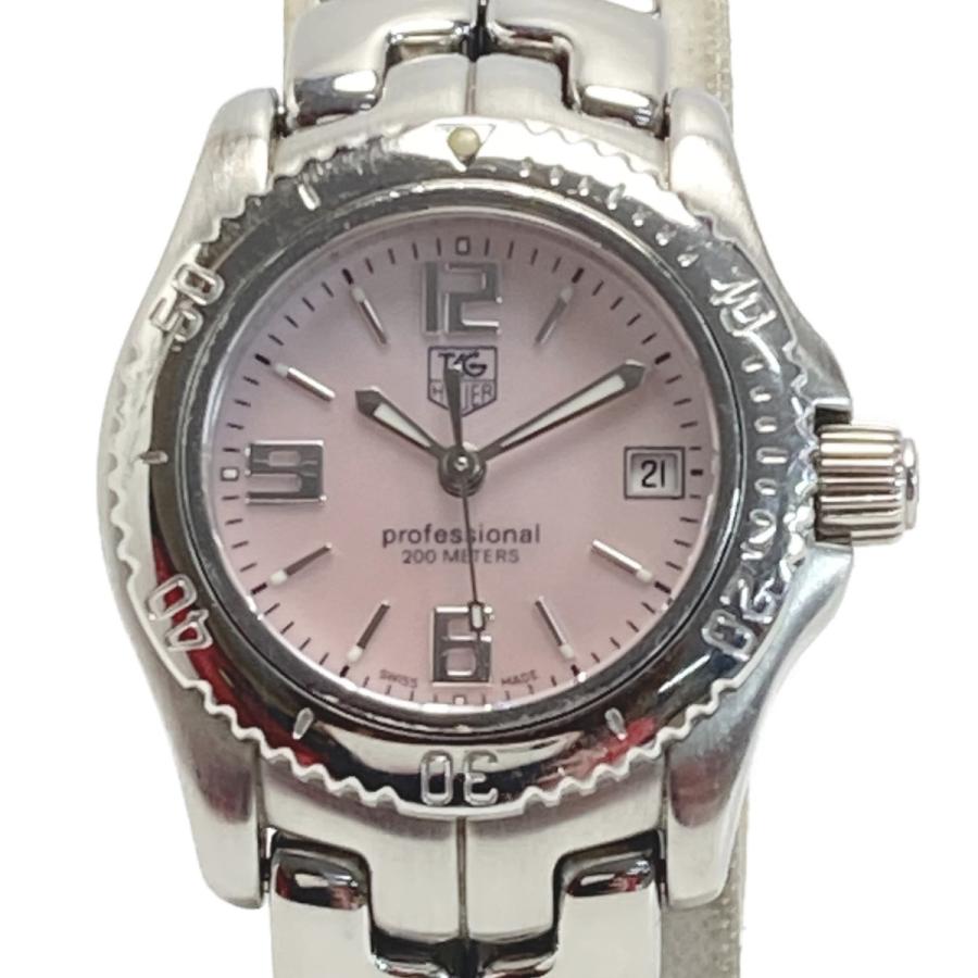 ☆☆TAG HEUER タグホイヤー リンク デイト WT141F ピンクシェル クォーツ レディース 腕時計 TAG HEUER タグホイヤー リンク デイト WT141F ピンクシェル クォーツ