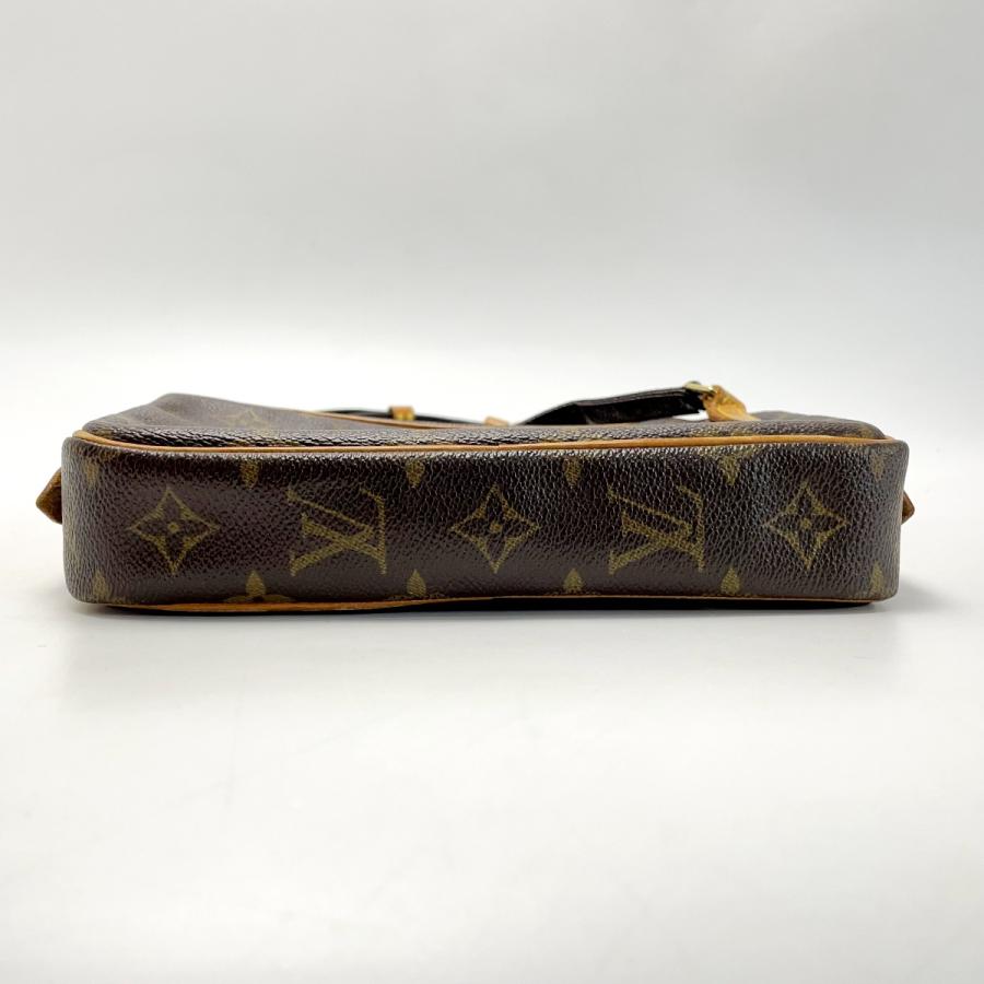 LOUIS VUITTON ルイヴィトン モノグラム ポシェット・マルリーバンドリエール M51828 ブラウン レディース 袋有 LOUIS VUITTON（ルイ・ヴィトン） ポシェット マルリー バンドリエール