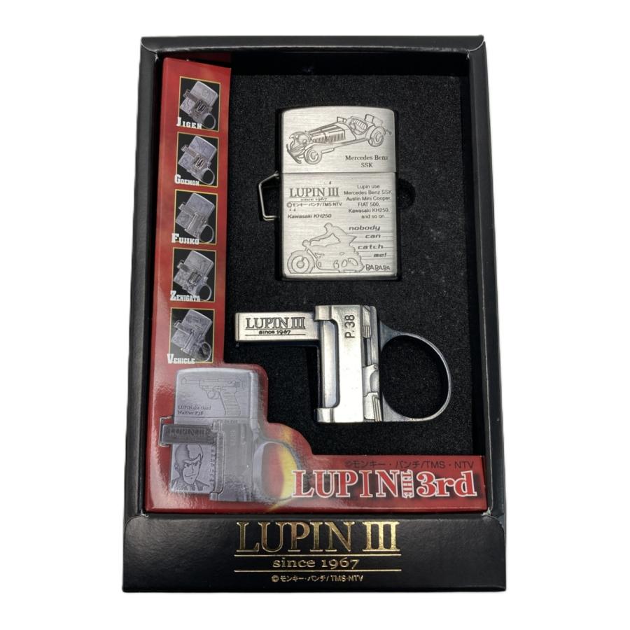ZIPPO ジッポー ライター 2000年製 ルパン三世 ガン・アクション スペシャルエディション ベンツ 箱有 ZIPPO ジッポー ライター 2000年製 ルパン三世 ガン・アクション