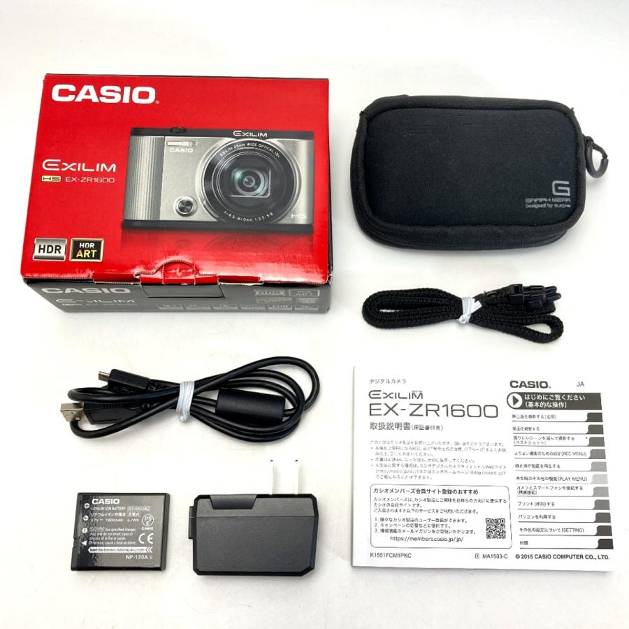 CASIO カシオ EXILIM EX-ZR1600 コンパクトデジタルカメラ 箱付き やや