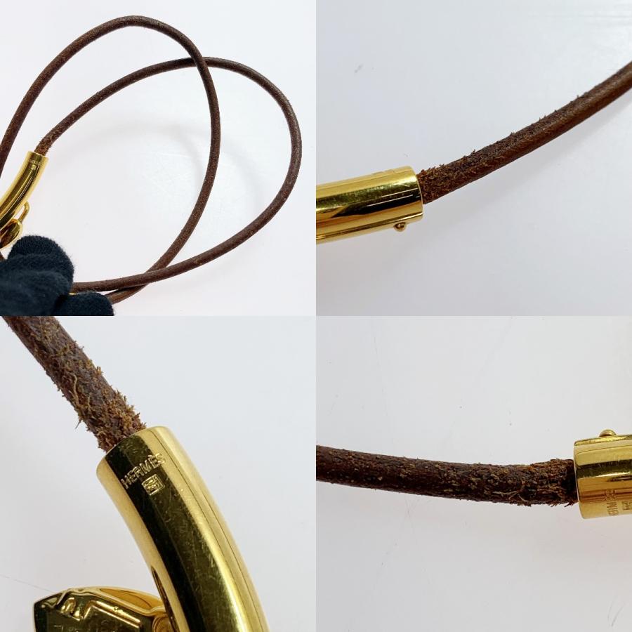 HERMES（エルメス） ヴィヴィリデ ハートチョーカー レザー