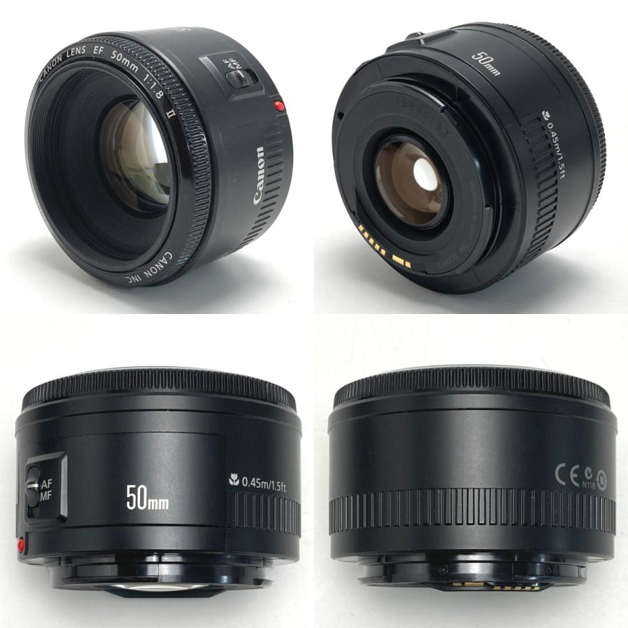 ☆☆ CANON 加農砲 EOS kiss X9i DS126661 水晶体 EF50粍 F1.8 II 申し受ける器付き添い人 やや傷や汚れた状態あり