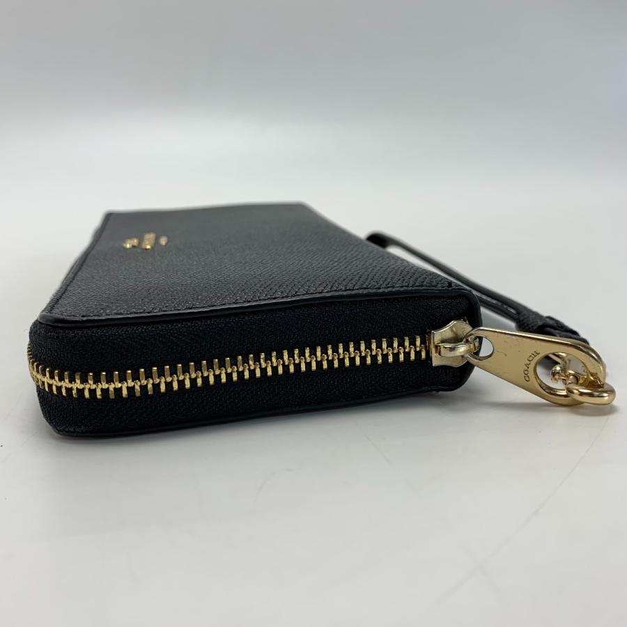COACH コーチ C3441 長財布 ストラップ付き ブラック