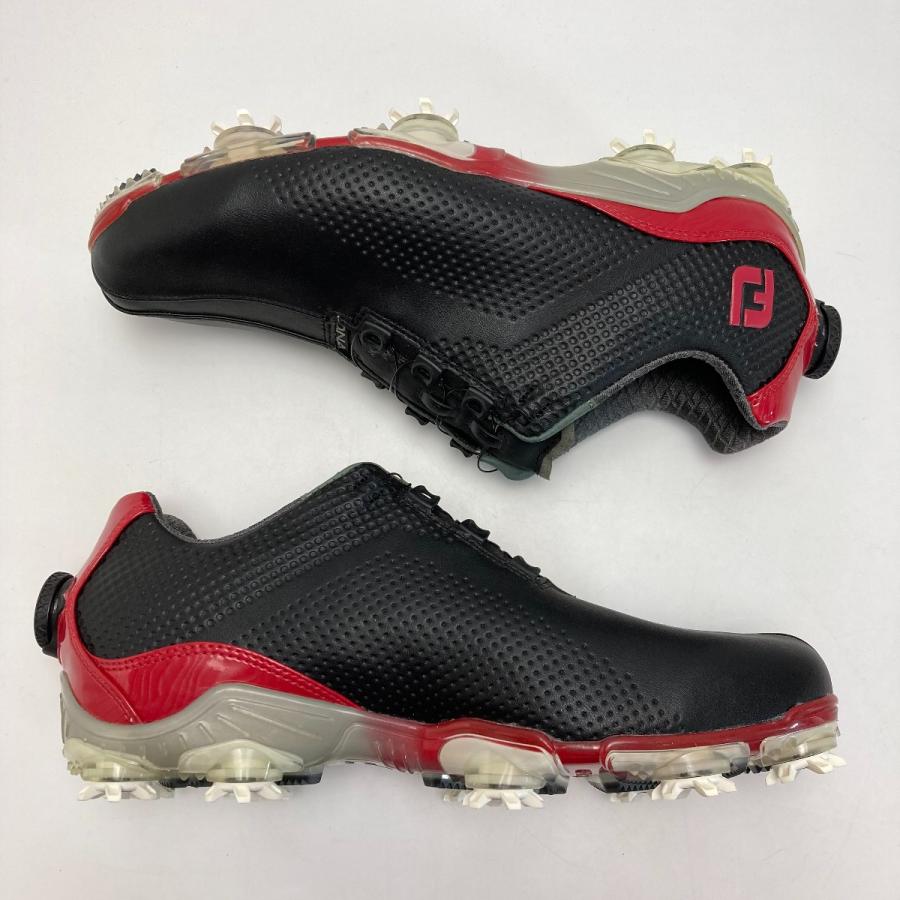☆☆FootJoy フットジョイ ゴルフシューズ D.N.A. Boa 53395J ブラック×レッド SIZE 26cm W26 メンズ FootJoy フットジョイ ゴルフシューズ D.N.A. Boa 53395J