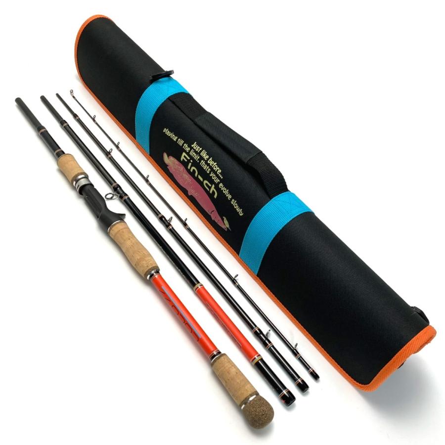 Fin-ch カナリア COCO 77 ロッド ルアーロッド ケース付き やや傷や