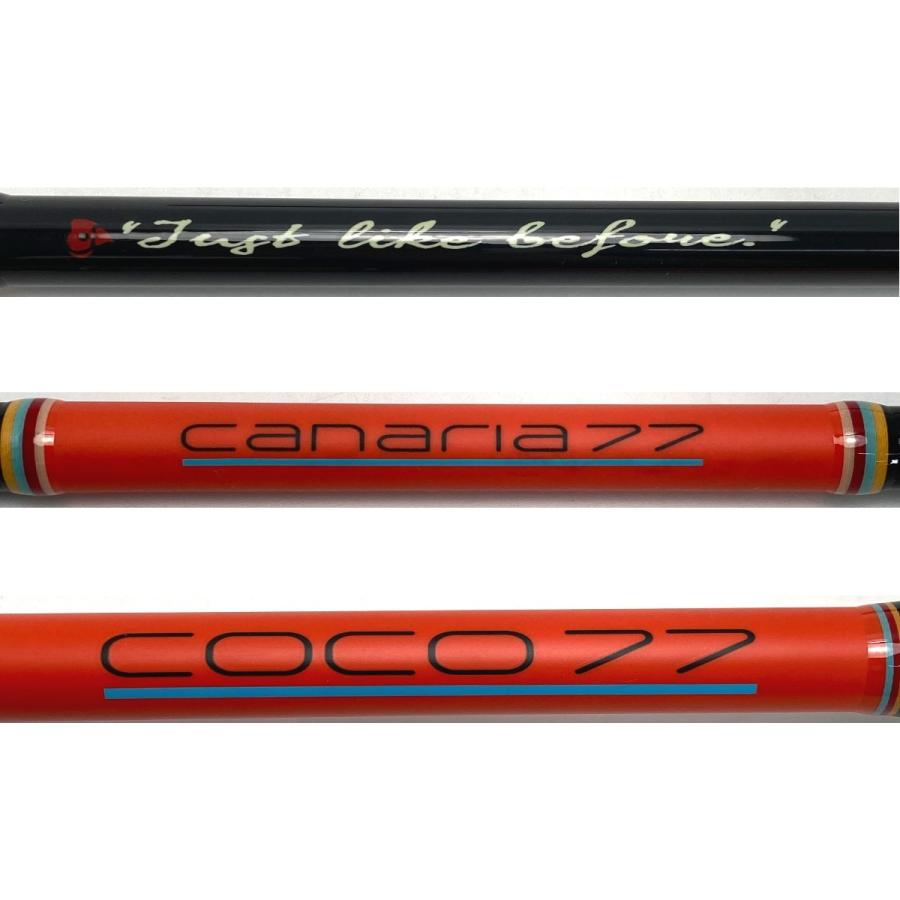 Fin-ch カナリア COCO 77 ロッド ルアーロッド ケース付き やや傷や