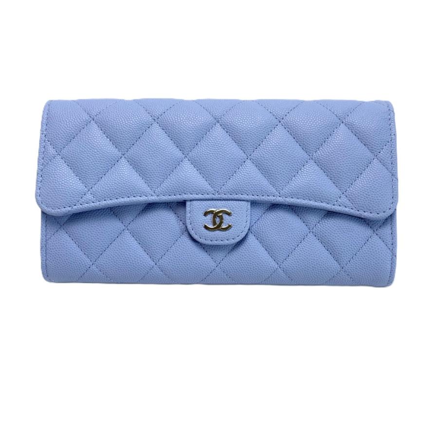 CHANEL（シャネル） 長財布 ロングフラップウォレット マトラッセ
