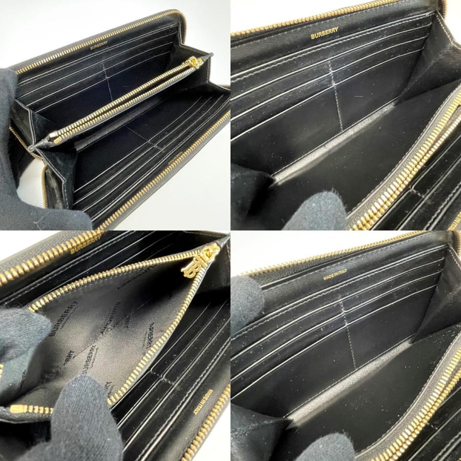 【BURBERRY】バーバリー エルモア TBロゴ ブラック 長財布 BURBERRY】バーバリー エルモア TBロゴ ブラック 長財布 【公式通販】
