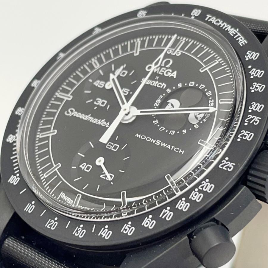 ピ*シ様 良品 オメガ×スウォッチ スピードマスター SO33M100 黒文字盤 ピ*シ様 良品 オメガ×スウォッチ スピードマスター SO33M100 黒文字盤