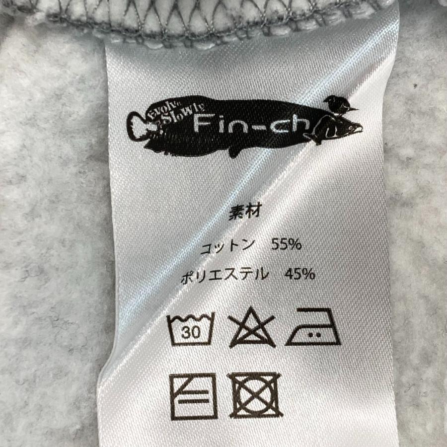Fin-ch フィンチ パーカー サイズ M メンズ グレー やや傷や汚れあり