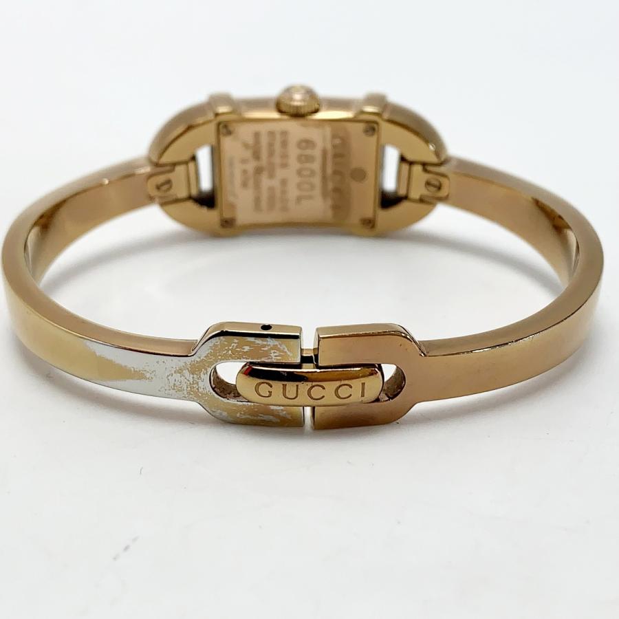 GUCCI グッチ バングル 6800L クォーツ レディース 腕時計 傷や汚れ