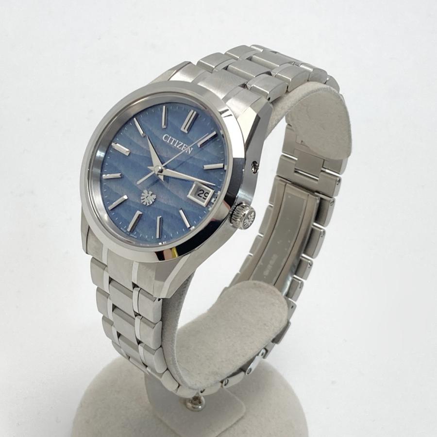 CITIZEN（シチズン） 砂紋 和紙文字盤 350本限定 AQ4100-65H ブルー