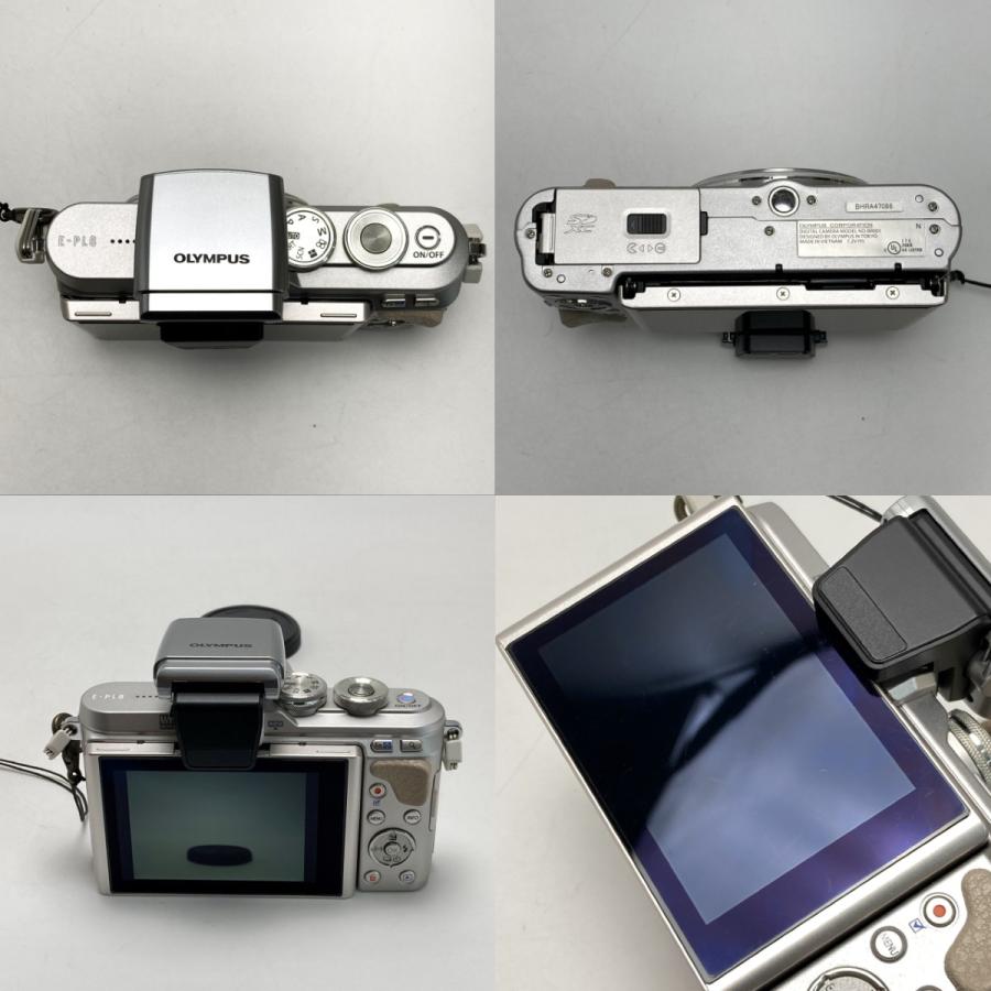 OLYMPUS PEN E-PL8 ホワイト 付属品あり OLYMPUS オリンパス PEN E-PL8 ホワイト EZダブルズームキット ケース
