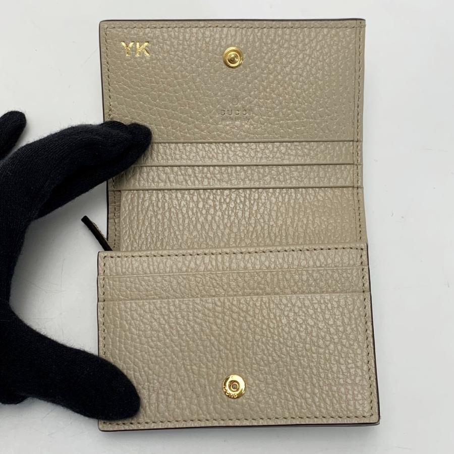 GUCCI（グッチ） マーモント ダブルG ミニウォレット デニムxレザー