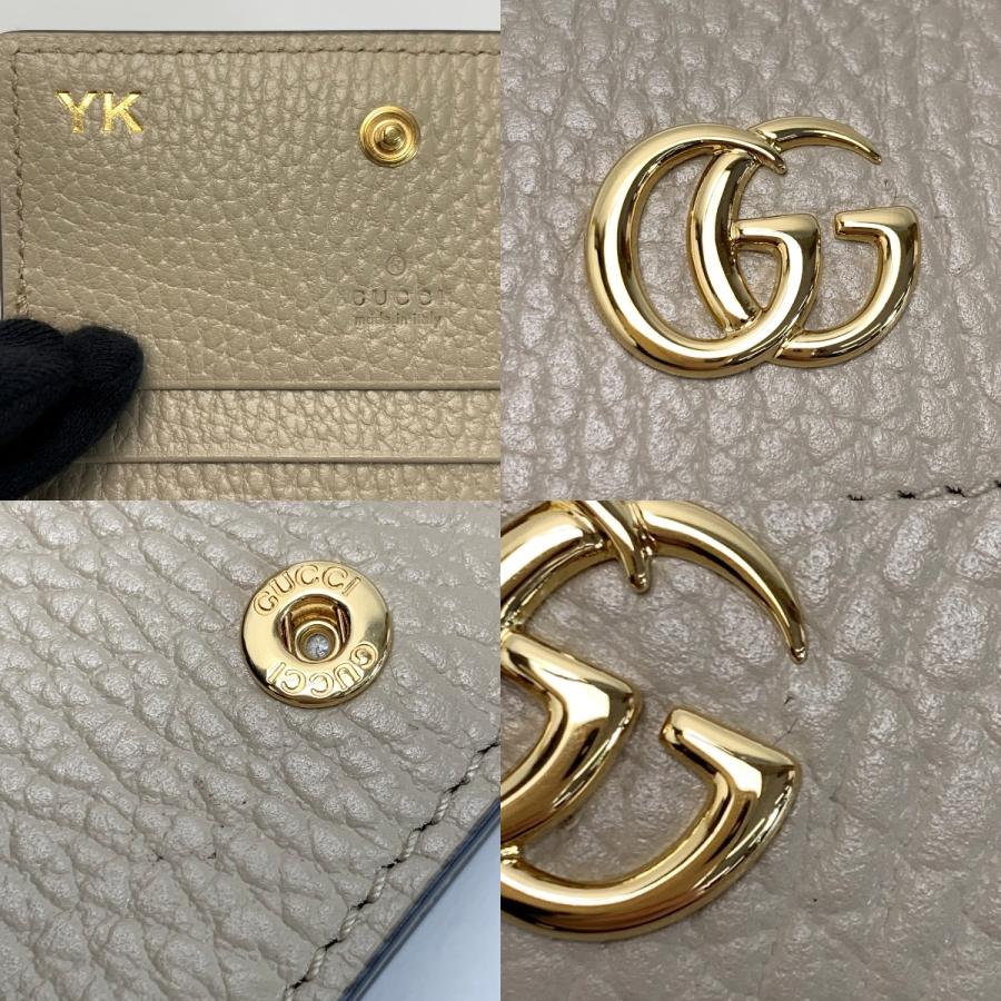 GUCCI（グッチ） マーモント ダブルG ミニウォレット デニムxレザー