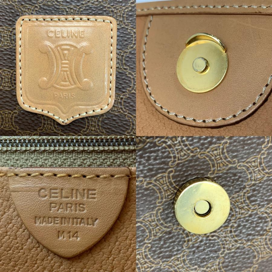 CELINE（セリーヌ） マカダム M14 ブラウン ショルダーバッグ 