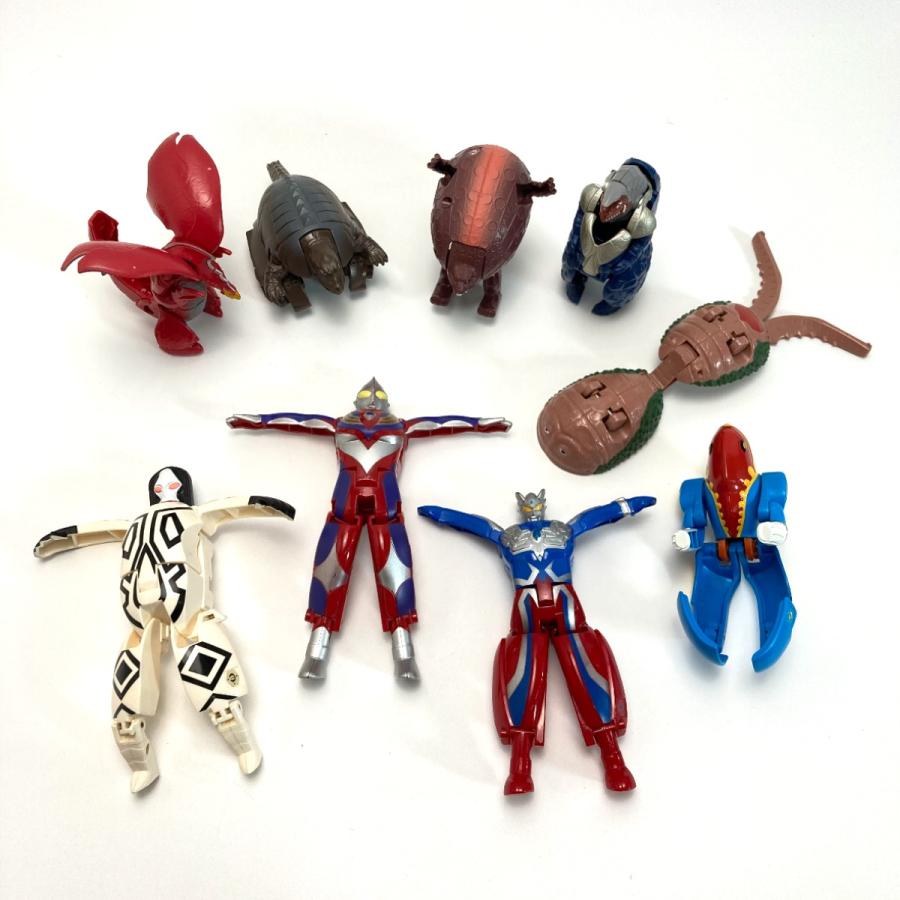 ウルトラエッグ9体＋バトルアタッシュケースセット やや傷や汚れあり 
