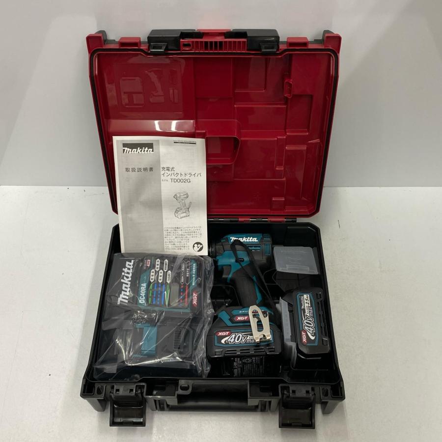 MAKITA マキタ インパクトドライバ TD002GRDX ブルー 未使用品 付属品