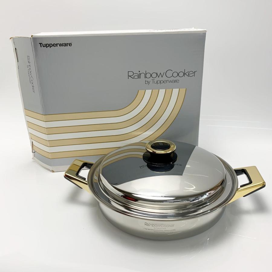 未開封品 未使用 Rainbow Cooker by Tupperware 26cm 深鍋 レインボー