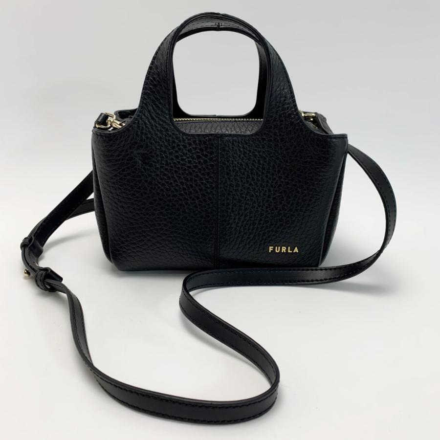 FURLA（フルラ） レザー WB00614 ブラック 2WAYバッグ ストラップ・袋 