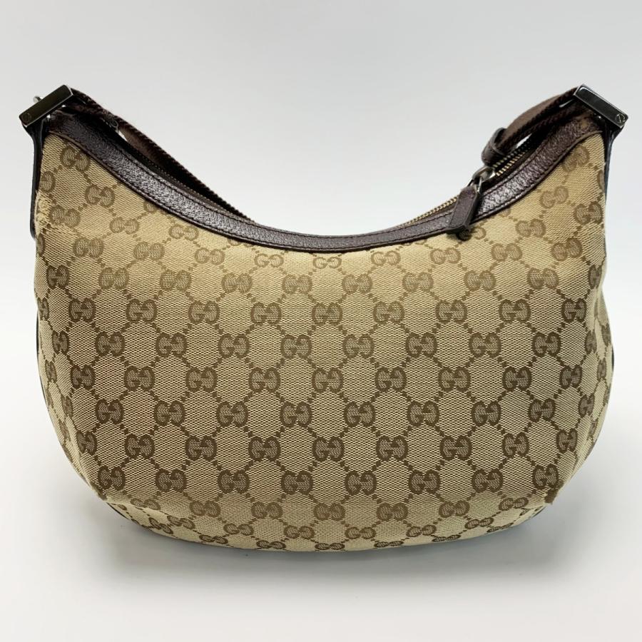 ☆☆ GUCCI グッチ ショルダーバッグ 181092 ブラウン×ライトブラウン キャンバス×レザー 傷や汚れあり_1
