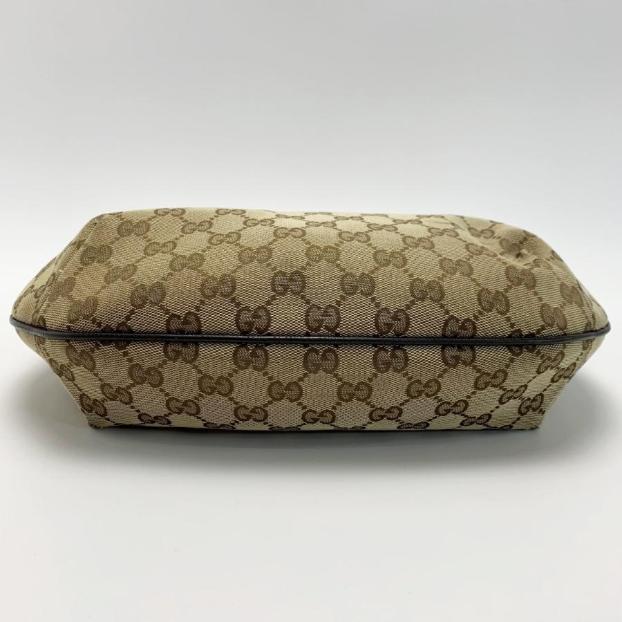 ☆☆ GUCCI グッチ ショルダーバッグ 181092 ブラウン×ライトブラウン キャンバス×レザー 傷や汚れあり_2