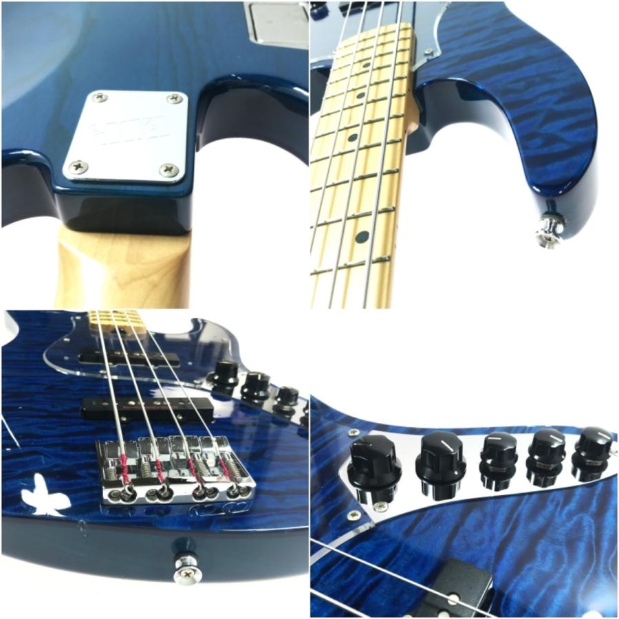 ESP イーエスピー エレキベース AMAZE-CTM ソフトケース付 やや傷や