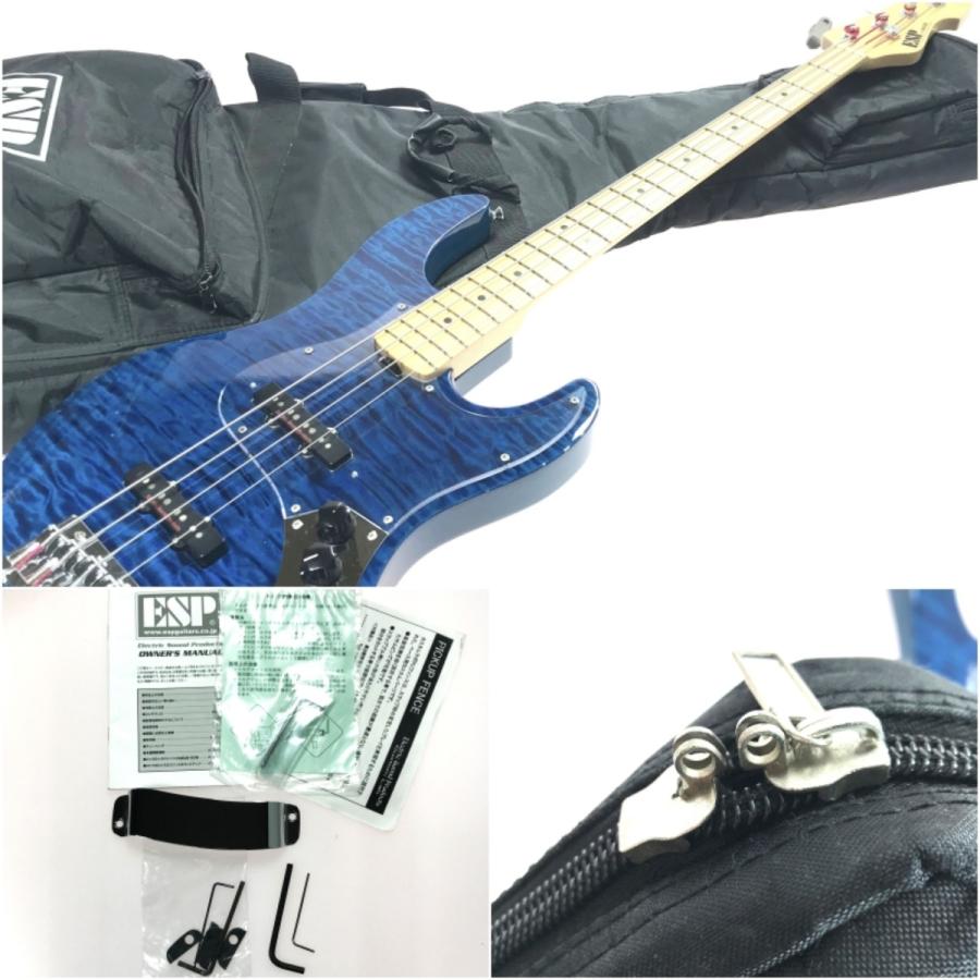 ESP イーエスピー エレキベース AMAZE-CTM ソフトケース付 やや傷や
