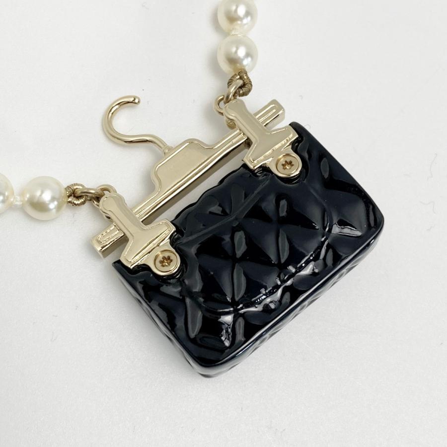 良品 CHANEL リメイクネックレス　カンボン　ココマーク　マトラッセ CHANEL（シャネル） ココマーク マトラッセバッグ ネックレス B23C