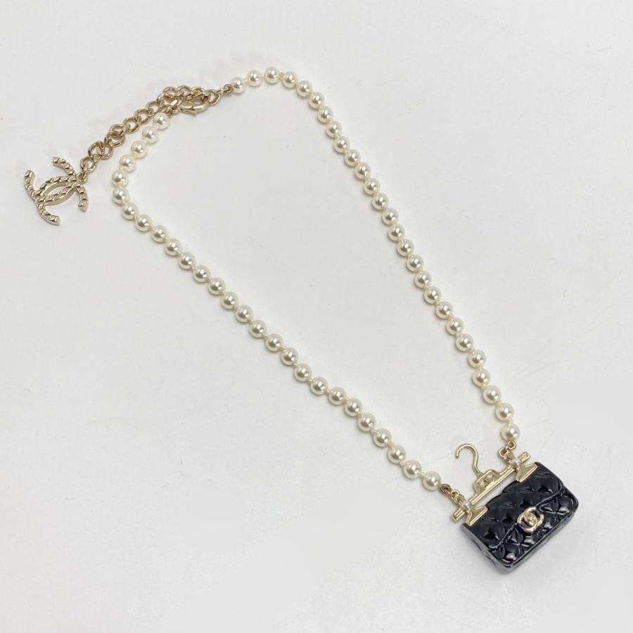 CHANEL（シャネル） ココマーク マトラッセバッグ ネックレス B23C