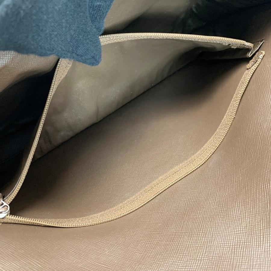 BURBERRY（バーバリー） レザー ブラウン クラッチバッグ メンズ やや