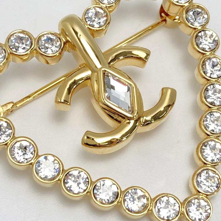 CHANEL（シャネル） ココマーク ハート ブローチ L23C ゴールド GP