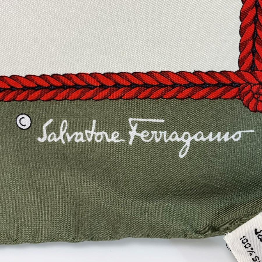 Salvatore Ferragamo サルヴァトーレフェラガモ スカーフ パンプス