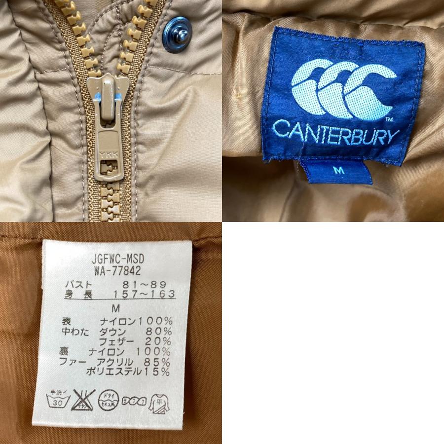 CANTERBURY カンタベリー ダウンジャケット JGFWC-MSD ライトブラウン 