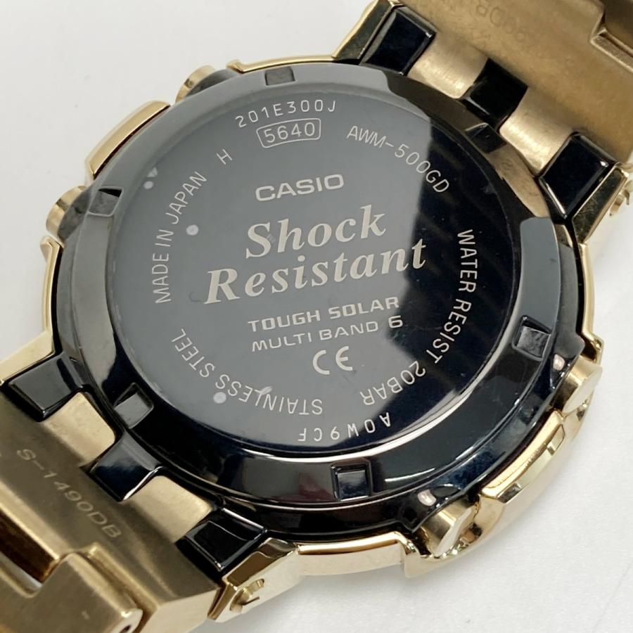 CASIO（カシオ） G-SHOCK フルメタル アナデジ AWM-500GD-9AJF 電波