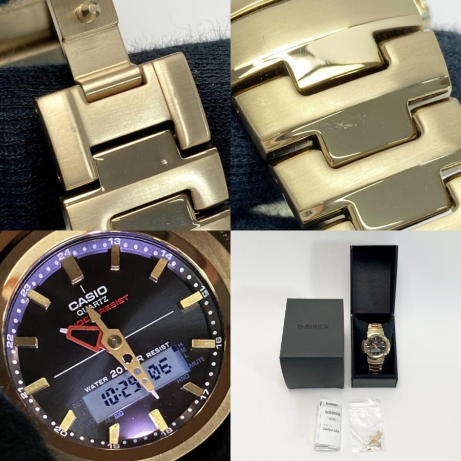 CASIO カシオ G-SHOCK フルメタル アナデジ AWM-500GD-9AJF 電波ソーラー メンズ 腕時計 箱・取説有 CASIO（カシオ） G-SHOCK フルメタル アナデジ AWM-500GD-9AJF 電波