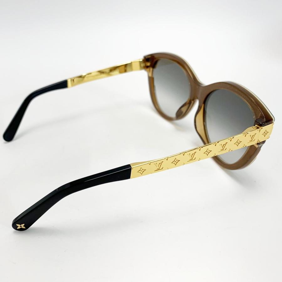 LOUIS VUITTON ルイヴィトン サングラス モノグラム メタルフレーム Z1857E ノワール×ゴールド 箱 袋有 LOUIS VUITTON（ルイ・ヴィトン） サングラス モノグラム メタル