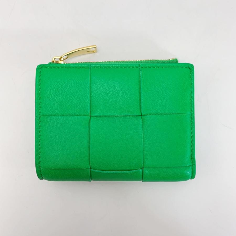 ◇ボッテガヴェネタ◇レザー/マキシイントレチャート/コンパクトウォレット/財布 ボッテガヴェネタ マキシイントレチャート カセット レザー コンパクト