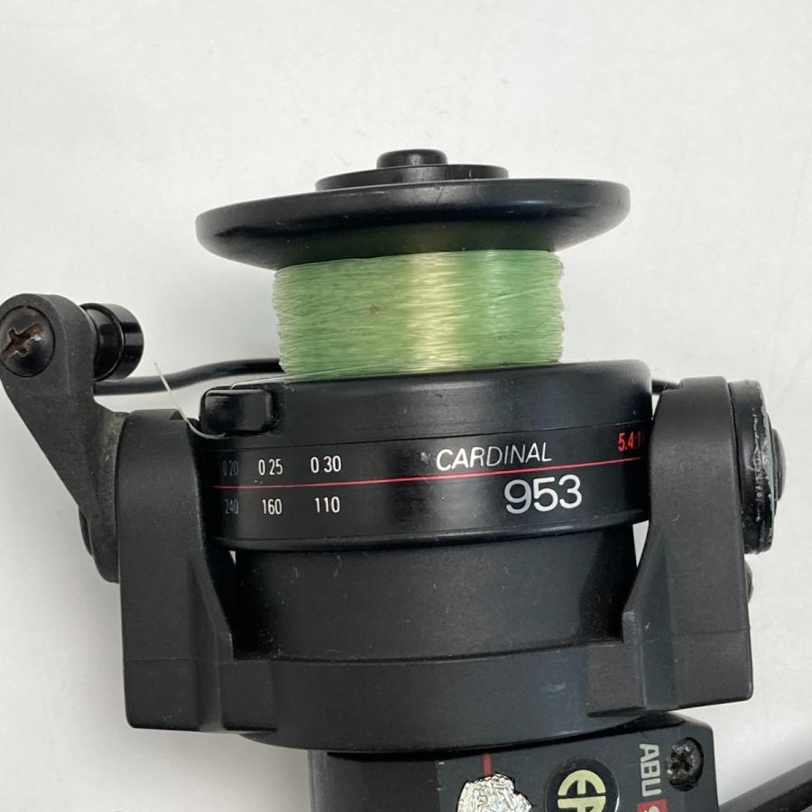 23.Abu Garciaアブ カーディナル953美品 Abu Garcia アブガルシア カーディナル 953 スピニングリール やや傷や