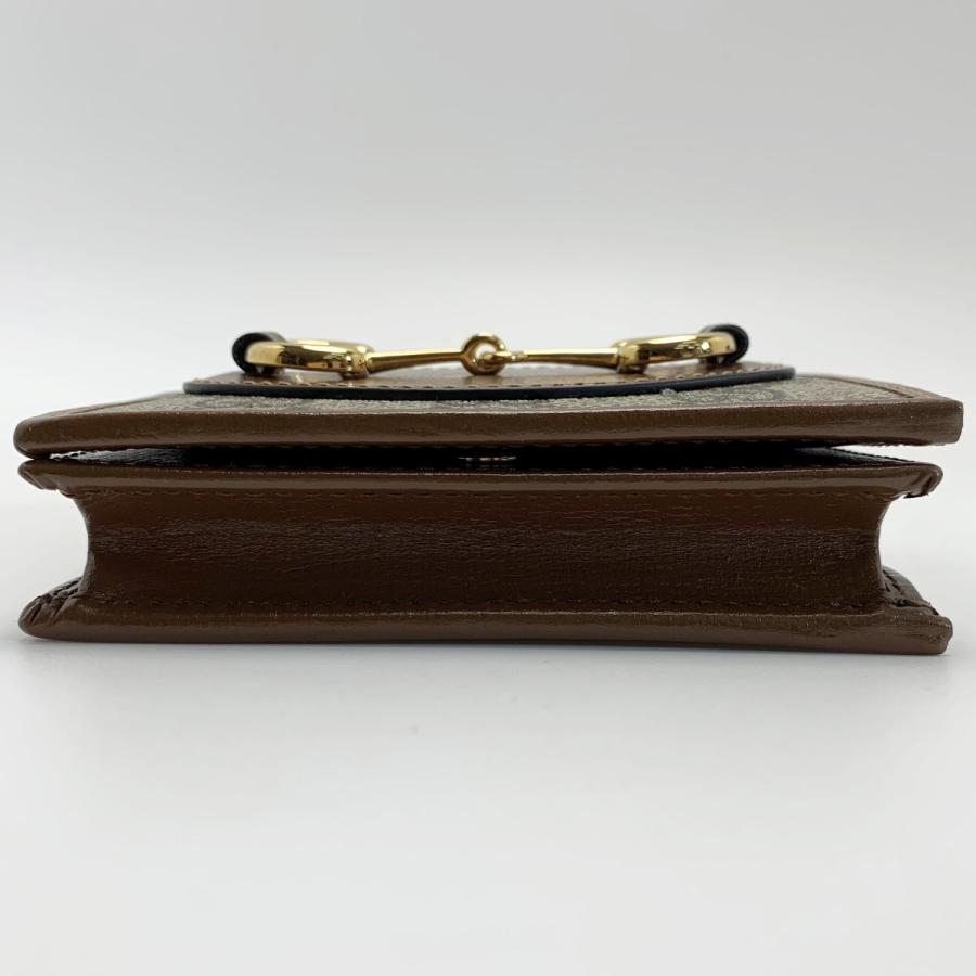 GUCCI（グッチ） 2つ折り財布 GGスプリーム 621887 ブラウン レザー