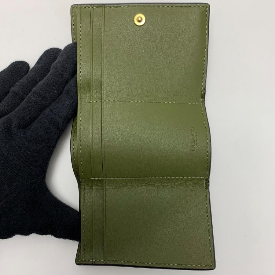 COACH（コーチ） 3つ折り財布 Cロゴ ミニ トライフォールド CM437