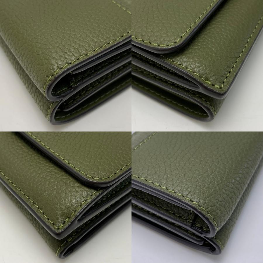 COACH コーチ 3つ折り財布 Cロゴ ミニ トライフォールド CM437 カーキ レディース COACH（コーチ） 3つ折り財布 Cロゴ ミニ トライフォールド CM437