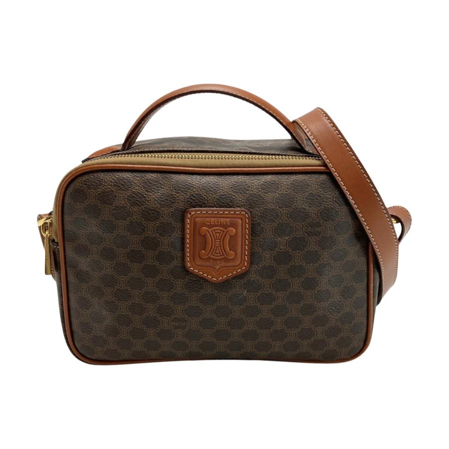 CELINE（セリーヌ） マカダム柄 2WAYバッグ M95 ブラウン