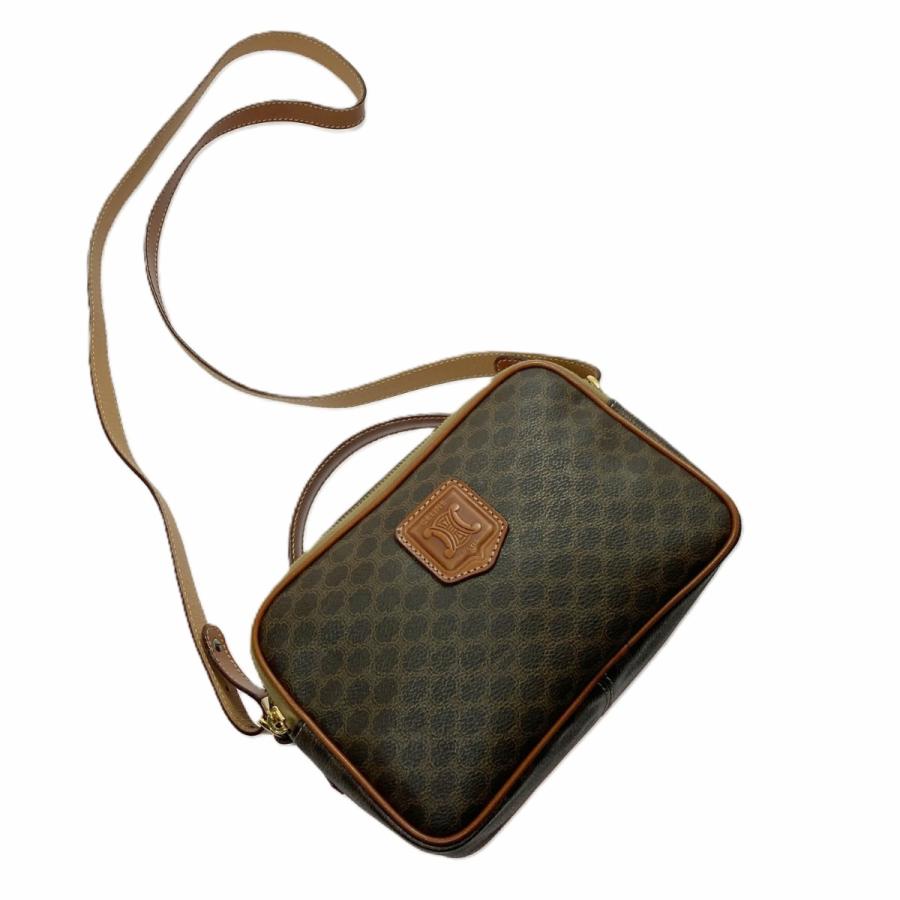 CELINE セリーヌ マカダム柄 2WAYバッグ M95 ブラウン