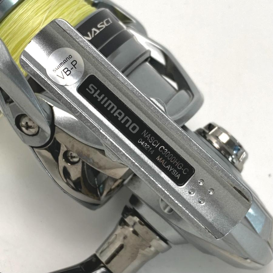 SHIMANO シマノ 21 ナスキー C3000HG 043214 スピニングリール やや傷