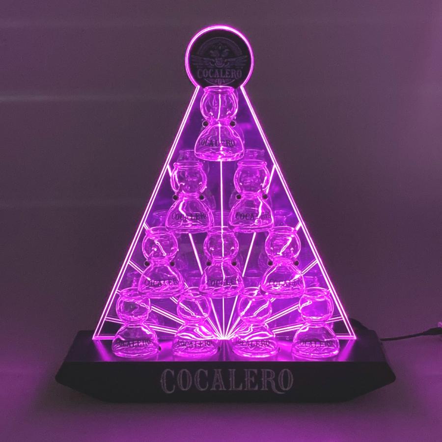COCALERO コカレロボムタワー LEDディスプレイ グラス12個付き 未使用  